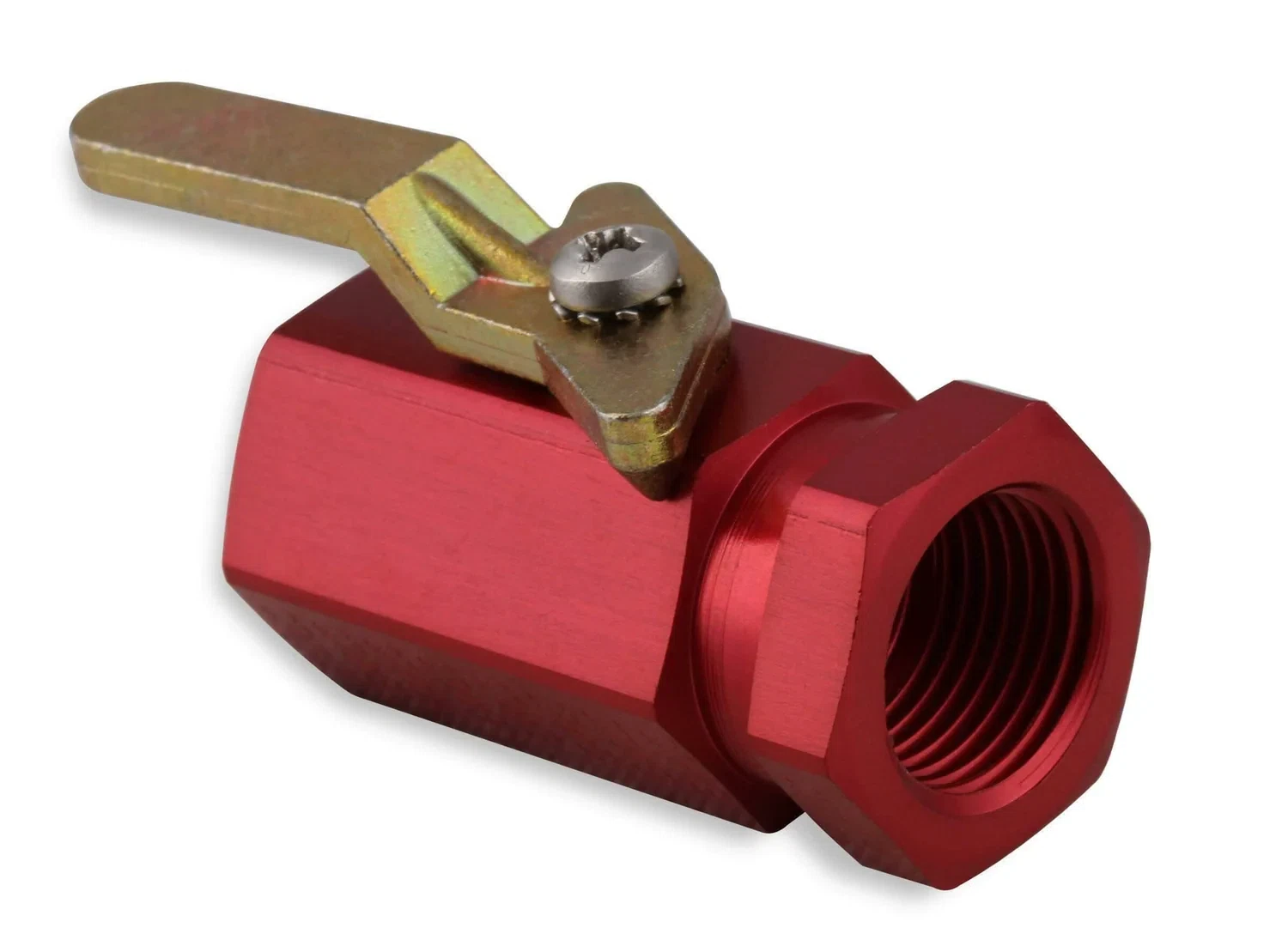 Earls Aluminum Shut-Off Valve - Red - 230500ERL